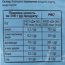 Вироби макаронні Повна Чаша Ріжки особливі, 1 кг (799514) - мініатюра 3