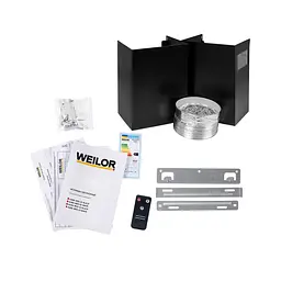 Витяжка декоративна похила WEILOR AURA WDS 63 BLACK - мініатюра 12