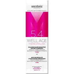 Зміцнювальний концентрат Meddis Well Age Menopause для шиї та декольте 50 мл - мініатюра 2