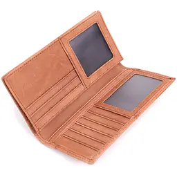 Гаманець унісекс у вінтажній натуральній шкірі. Vintage 18,2х9х1,5 см acs0029590 - мініатюра 5