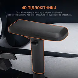 Ігрове крісло GamePro Linen fabric Dark grey (GC715DG) - мініатюра 10