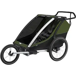 Дитяча коляска Thule Chariot Cab Double (Cypress Green) (TH 10204021) - мініатюра 2