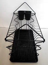 Сушіння для посуду Dish Rack WL 2607 S чорна - мініатюра 3