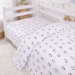 Простирадло MirSon Ranforce Elite Sweet Penguin 220x240 см (2200012577639) - мініатюра 3