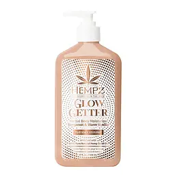 Молочко для тіла з шиммером "Бергамот та Тепла Ваніль" Glow Getter Shimmer Herbal Body Moisturizer Bergamot & Warm Vanilla Hempz 500 мл (8104-03) - мініатюра 1