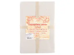 Скатертина  Lefard Home Textile Peeps гобеленова 180x140 см бежево-зелена (732-283) - мініатюра 3