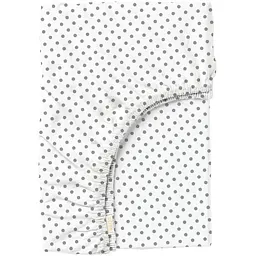 Простирадло на резинці Cosas Grey Dots CS1 180х200х20 см (DotsGreyWhite_180х200х20)