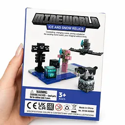 Магнітний конструктор у стилі Minecraft з фігурками та мобамиGuard Ice and Snow Relics - мініатюра 2