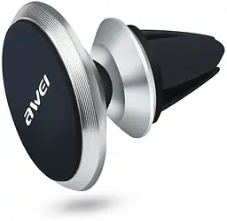 Автотримач AWEI X5 Air Vent Magnet 360 Degree Rotate Car Mount Holder Silver