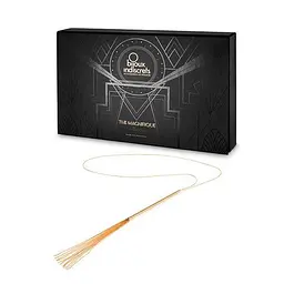 Прикраса для тіла Bijoux Indiscrets Magnifique Necklace Whip Gold ланцюжок-батіг на шию (золотистий) - мініатюра 4