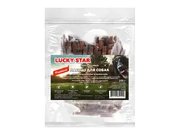 Ласощі для собак Lucky Star Гвинтові палички з курячої печінки 11 см 200 г (4820144301292)