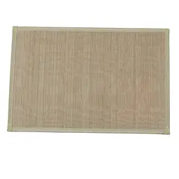 Бамбуковий килимок оливковий з квітами 45x30 см (91640002) - мініатюра 4