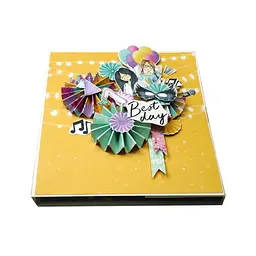 Набір для створення pop-up листівки "Party Girl" FDGCK-052, 14 x 16 см
