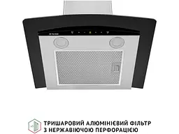 Витяжка Т-подібна Perfelli GRASSI 6PWX INOX - мініатюра 8