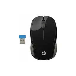 Мишка HP 200 Black (X6W31AA) - мініатюра 1