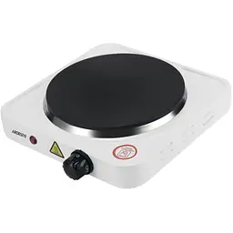 Настільна плита Ardesto ECS-J115W, White, 1500W, електрична, 5 режимів, 1 конфорка, емаль, індикатор нагрівання