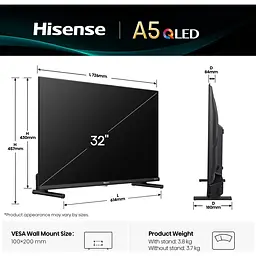 Телевізор Hisense 32A5Q 32` QLED FHD (20016449) UA [144170] - мініатюра 9