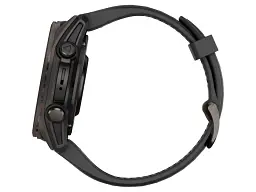 Спортивний годинник Garmin Fenix 8 43mm AMOLED Sapphire Carbon Gray DLC Tit. w. Black/Pebble Gray S. Band (010-02903-20/21) - мініатюра 8