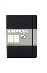 Блокнот Leuchtturm1917 Середній, М'яка обкладинка, чорний, лінія (308290)