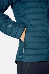 Чоловічий пуховик Rab Microlight Windstopper Hoody L Чорний - мініатюра 8