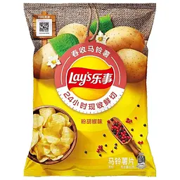 Чіпси Lay's Powdered Pepper China зі смаком рожевого перцю 60 г