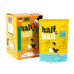 Вологий корм для кішок Half&Half з лососем в желе 5+1 (2700000040485) - мініатюра 2