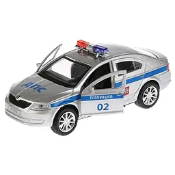 Автомодель Technopark Skoda Octavia Поліція (OCTAVIA-Police(FOB)) - мініатюра 2