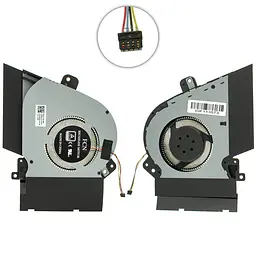 Вентилятор для ноутбука ASUS ROG Zephyrus S GX502LWS (VGA FAN), GX502LXS (13NR02U0T03011) (Кулер)