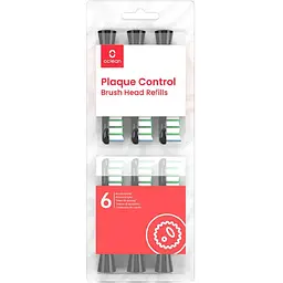 Насадка для зубної щітки Oclean P1C5 B06 Plaque Control Toothbrush Head 6 шт. Black [6970810552232] [79859] - мініатюра 3