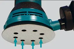 Шліфмашина ексцентрикова Makita BO5031 (125 мм, 4000-12000 об/хв, 300 Вт) - мініатюра 7