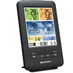 Метеостанція Bresser Weather Center 5-in-1 V WIFI Professional colour (7002585) - мініатюра 5