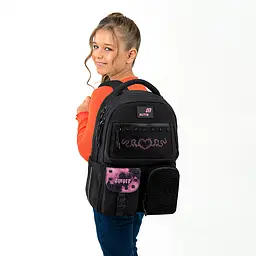 Рюкзак для старшої школи Kite Education teens 2587M Drama Queen Чорний (K26-2587M-2) - мініатюра 20