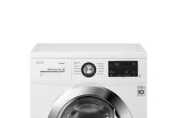 Стиральная машина LG с фронтальной загрузкой F2J3HS2W, 7кг, 1200, A+++, Пар, глубина 44см, Дисплей, Инвертор, Белый (F2J3HS2W) - миниатюра 4