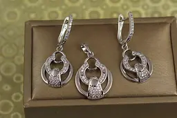Набір Xuping Jewelry Денвер 3,6 см сріблястий