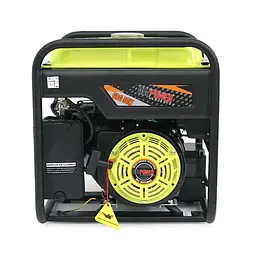 Генератор інверторний БЕНЗИНОВИЙ GENPOWER GBG 50IXE 3.6kW (5kVA), однофазний, 230V, 50Hz, DC12V. об'єм 15.0л. витрата 0,374Lt/kWt.стартер (без АКБ), 465*445*505mm. 30кг. - мініатюра 3