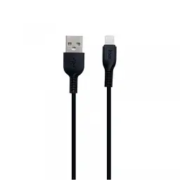 Кабель Hoco X20 USB lighting 2 м дріт для заряджання смартфона/телефона чорний - мініатюра 4