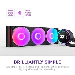 СВО NZXT Kraken Elite RGB 360mm Black (RL-KR36E-B2) - мініатюра 9