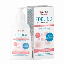 Гель для інтимної гігієни Edelico Intimate Care Normalizing для нормалізації мікрофлори 300 мл - мініатюра 2