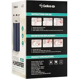 Портативний зволожувач повітря Gelius Pro Portable HuXiaomidifier AIR Plus GP-HU01 - мініатюра 3