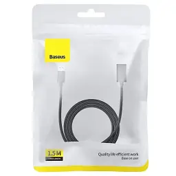 Кабель-подовжувач Baseus AirJoy Series USB2.0 Extension Cable 1.5m B00631101111-00 Black - мініатюра 5