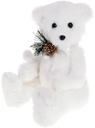 Декоративна іграшка "Білий Ведмедик" Bona 19х19х23 см dec0008934 - мініатюра 1