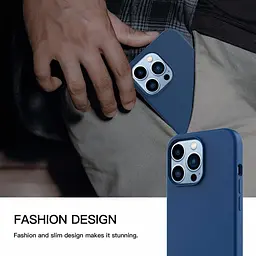 Чохол ZUSLAB зі справжнього силікону, сумісний з чохлом Apple iPhone 13 Pro Max 6,7 дюйма - мініатюра 5