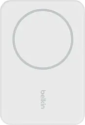 Акумулятор портативний літій-іонний Power Bank 5000мА·год 7.5Вт Magnetic білий Belkin teh0014763