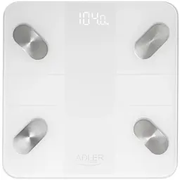 Ваги підлогові Adler AD 8186 white (AD8186W)