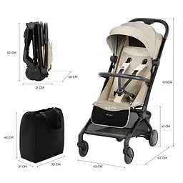Прогулянкова коляска Kinderkraft Pilot 2 Beige (KSPILO02BEG0000) - мініатюра 10