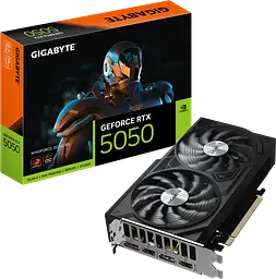 Відеокарта GeForce RTX 5050 8GB Gigabyte WindForce OC V2 (GV-N5050WF2OCV2-8GD)
