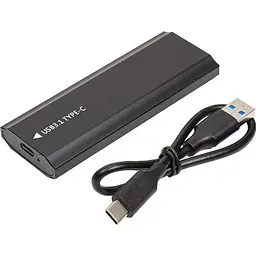 Зовнішня кишеня PowerPlant NVMe/SATA M.2 SSD to USB 3.1 Black (HC380459) [105222] - мініатюра 5