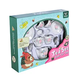 Дитячий набір посуду Bambi Tea set 868-E6-2 порцеляна, 17 предметів