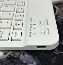 Бездротовий комплект Primo NB01 Bluetooth клавіатура і мишка White - мініатюра 6