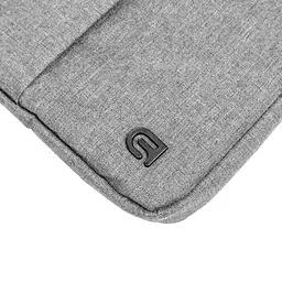 Сумка-чохол для ноутбука 13.3"", dark grey, нейлонова, ділова, міська, плоска з кишенею для аксесуарів, підходить для ноутбуків до 13.3"" або документів, ArmorStandart (ARM71692) - мініатюра 5